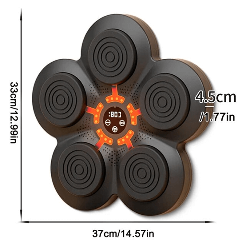 FlowPunch™ Elektronisk Boxnings-Platta med Musik