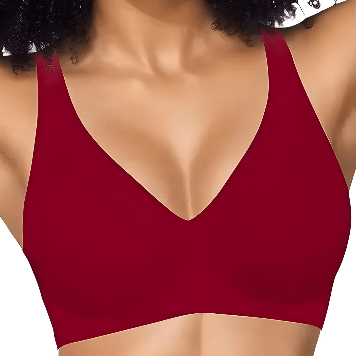 VeloraLift – Saumaton, kaaritueton rintaliivi, jossa on täysikupit, syvä V-aukko ja muotoon puristetut kupit jokapäiväiseen mukavuuteen