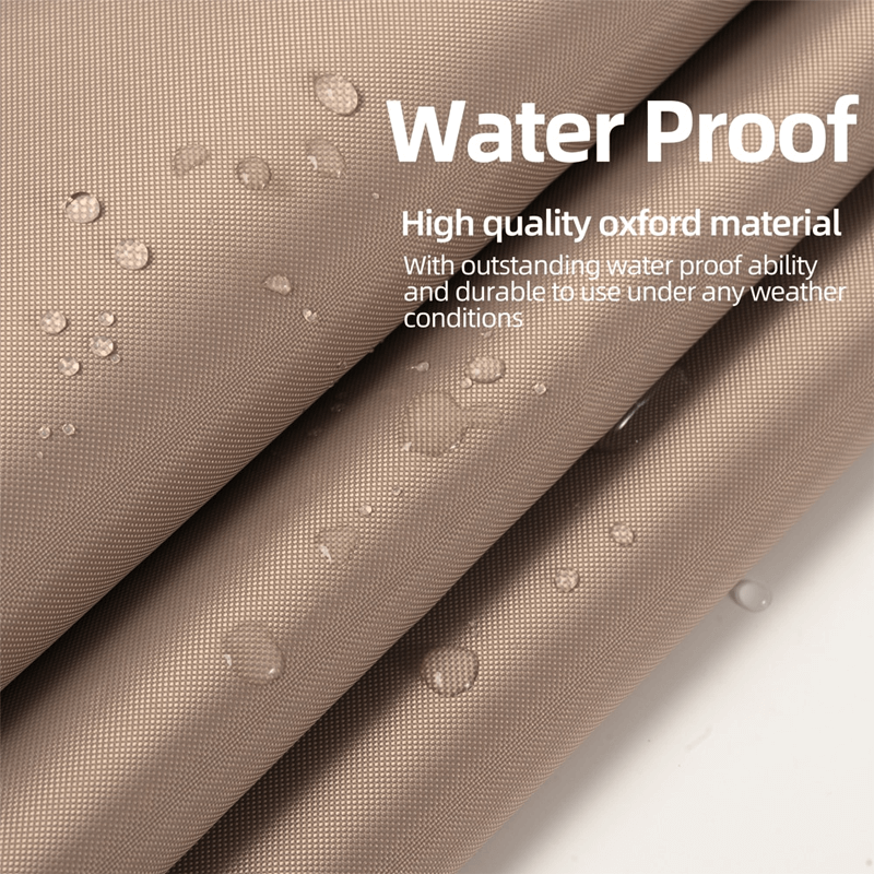 Triangulärt Solsegel Vattentät UV-Skydd, för Trädgård och Terrass, med Rep