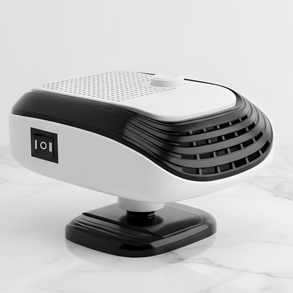 WarmDrive – 2-i-1 Bilvärmare & Kylfläkt med 12V/24V för Snabb Avfrostning, Uppvärmning & Kylning i Bil, SUV & Husbil