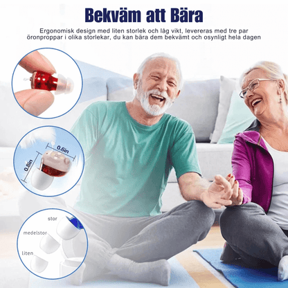 ClearTone - Diskreta Hörapparater – Avancerat Hörhjälpmedel med Brusreducering