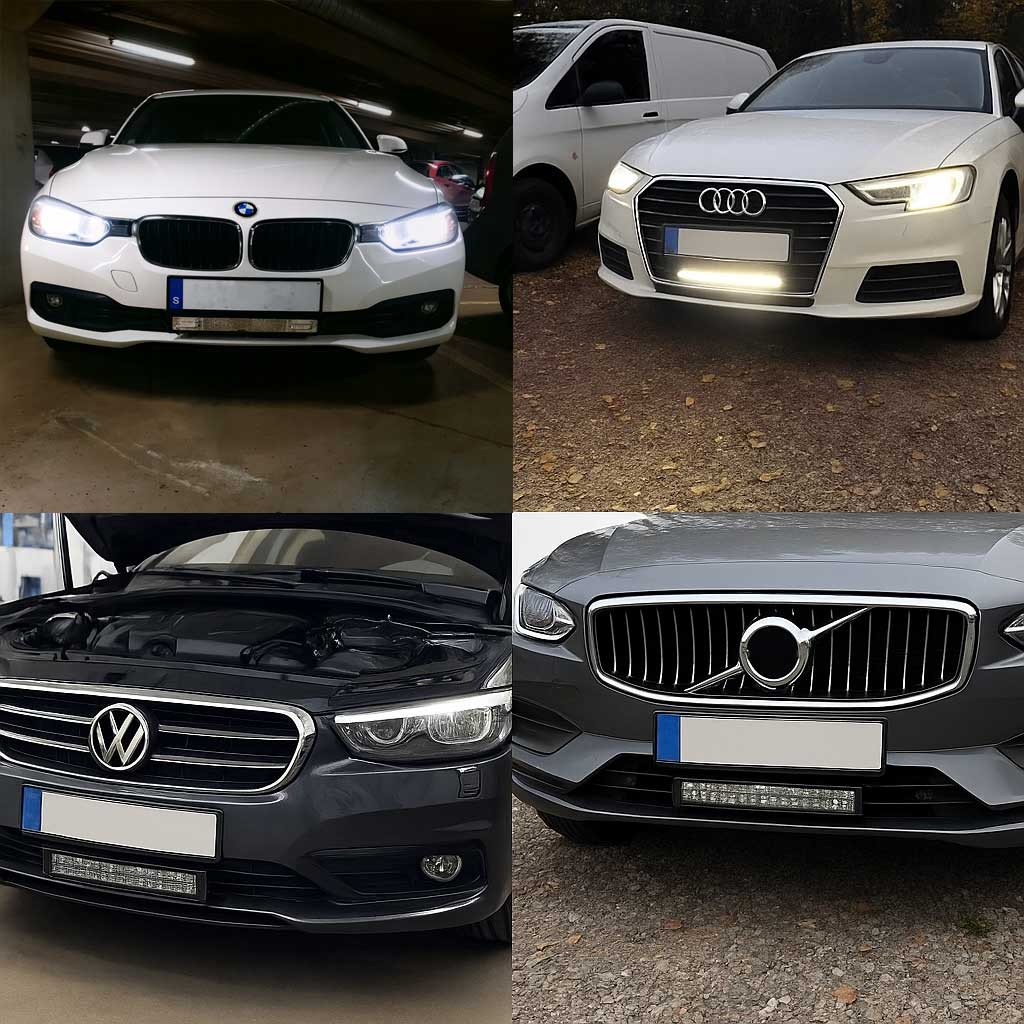 UrbanBeam – 20" LED Ramp med 4ROW+2ROW Teknik, CREE-Dioder, E-Markning & DT-2 Kabelsats för Extraljus