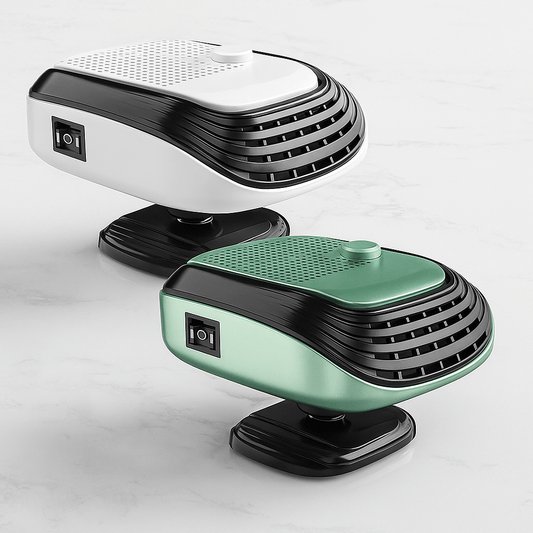 WarmDrive – 2-i-1 Bilvärmare & Kylfläkt med 12V/24V för Snabb Avfrostning, Uppvärmning & Kylning i Bil, SUV & Husbil