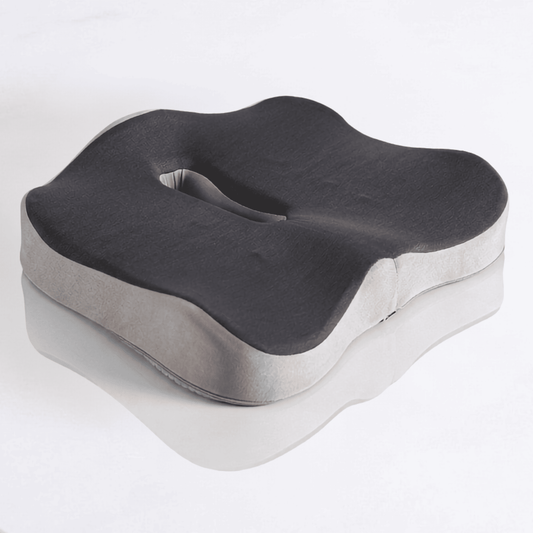ComfyBase – Andningsbar Sittkudde i Memory Foam – Ergonomisk Sittdyna för Kontor, Bil och Stol