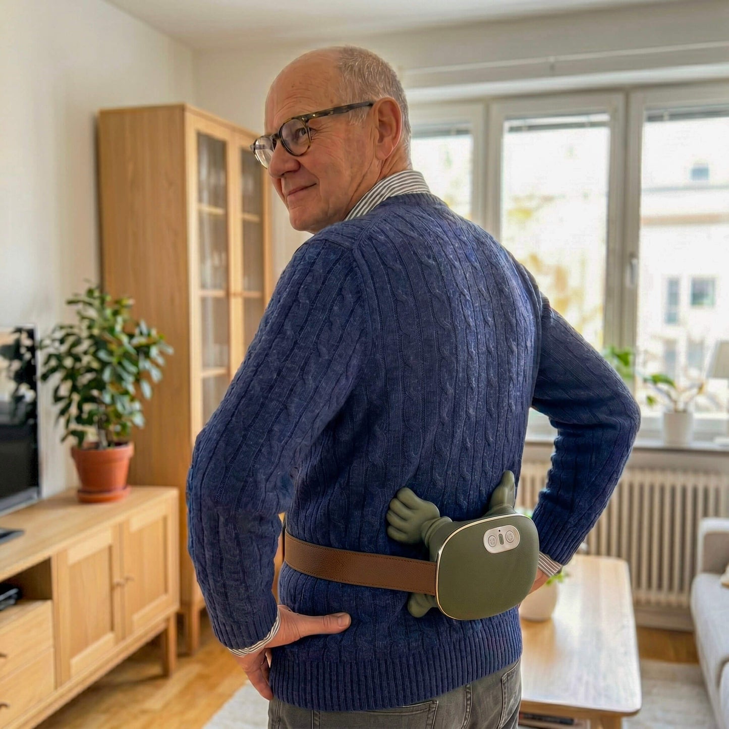 FlexiKnead – Multifunktionell Knådande Massageapparat med Värme – Trådlös Shiatsumassager för Nacke, Rygg, Midja och Ben