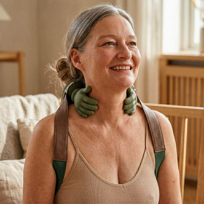 FlexiKnead – Multifunktionell Knådande Massageapparat med Värme – Trådlös Shiatsumassager för Nacke, Rygg, Midja och Ben