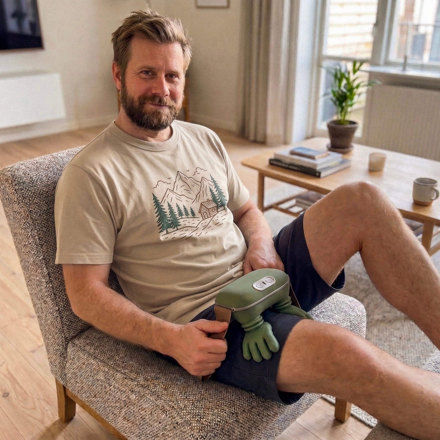 FlexiKnead – Multifunktionell Knådande Massageapparat med Värme – Trådlös Shiatsumassager för Nacke, Rygg, Midja och Ben