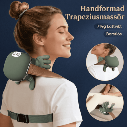 FlexiKnead – Multifunktionell Knådande Massageapparat med Värme – Trådlös Shiatsumassager för Nacke, Rygg, Midja och Ben
