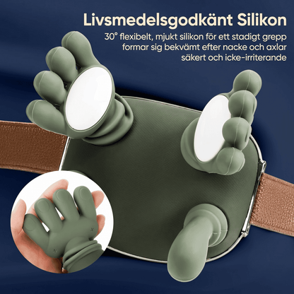 FlexiKnead – Multifunktionell Knådande Massageapparat med Värme – Trådlös Shiatsumassager för Nacke, Rygg, Midja och Ben