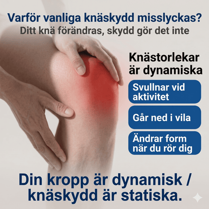 KneeDial – Intelligent Knäortos med Justerbar SLS-Vridknapp – Dynamiskt Stöd och Stabilisering för Vardag och Träning