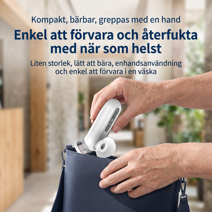 LumiMist – Portabel Ögonångare med Varm Kompress | Återfuktande Nanoånga för Trötta och Torra Ögon