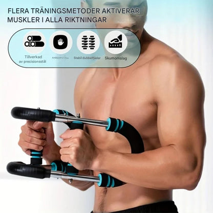 PowerFlex – Ultimat Bröst- & Armtränare | U-Formad Styrketräning i Hemmet