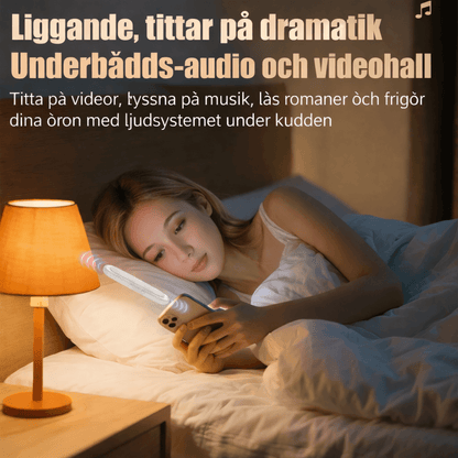PillowTone – Knochenleitungs-Schlaflautsprecher für Kissen mit Bluetooth 5.4 und Timer