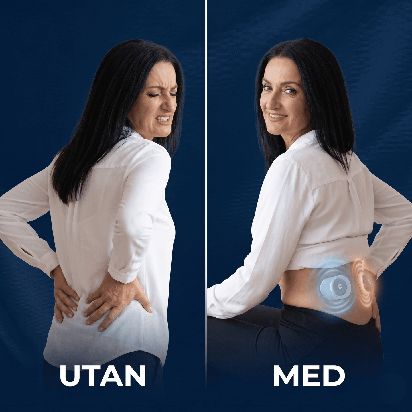 PulseCore - Trådlöst NMES-system för avslappnad muskulatur