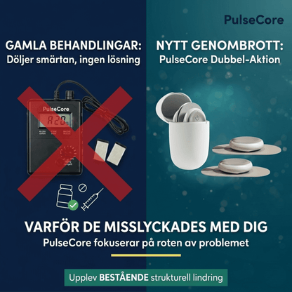 PulseCore - Trådlöst NMES-system för avslappnad muskulatur