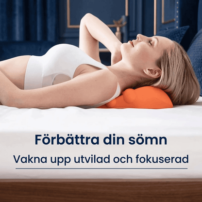 RelaxArch – Nackstretcher i EVA med 14 Akupressurpunkter – Ergonomiskt Nack- och Axelmassageverktyg för Hemmabruk utan Ström