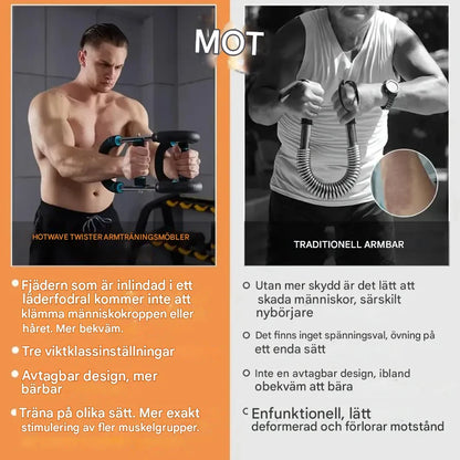 PowerFlex – Ultimat Bröst- & Armtränare | U-Formad Styrketräning i Hemmet