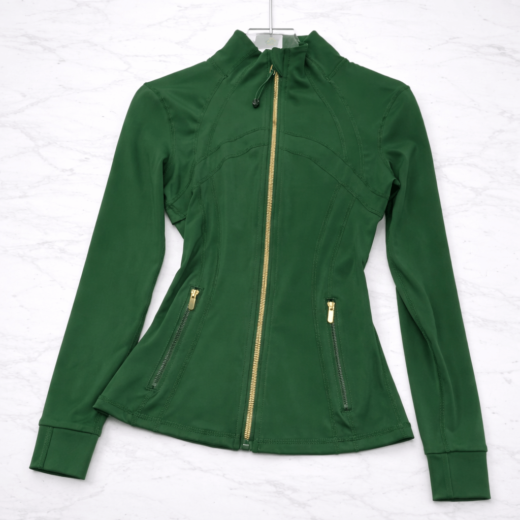 SilkMotion – Schmale Yoga- und Trainingsjacke mit Reißverschluss, schnelltrocknendem Material und flexibler Passform für einen aktiven Alltag