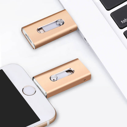 SnapVault – OTG USB-Minne för iPhone, iPad, Android & PC med USB 3.0 och Valbara Lagringsstorlekar