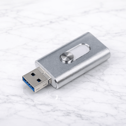 SnapVault – OTG USB-Minne för iPhone, iPad, Android & PC med USB 3.0 och Valbara Lagringsstorlekar