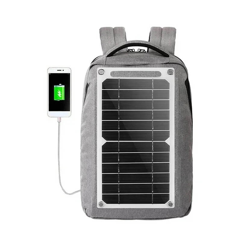 SolarFlex – Portabel Solpanel 5V USB Laddare för Mobil, Powerbank och Camping