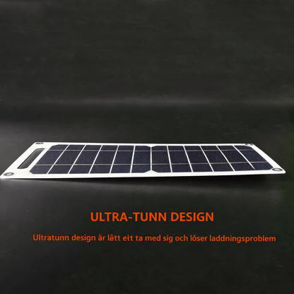SolarFlex – Portabel Solpanel 5V USB Laddare för Mobil, Powerbank och Camping