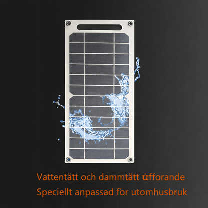 SolarFlex – Portabel Solpanel 5V USB Laddare för Mobil, Powerbank och Camping