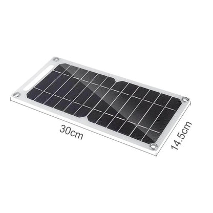 SolarFlex – Portabel Solpanel 5V USB Laddare för Mobil, Powerbank och Camping