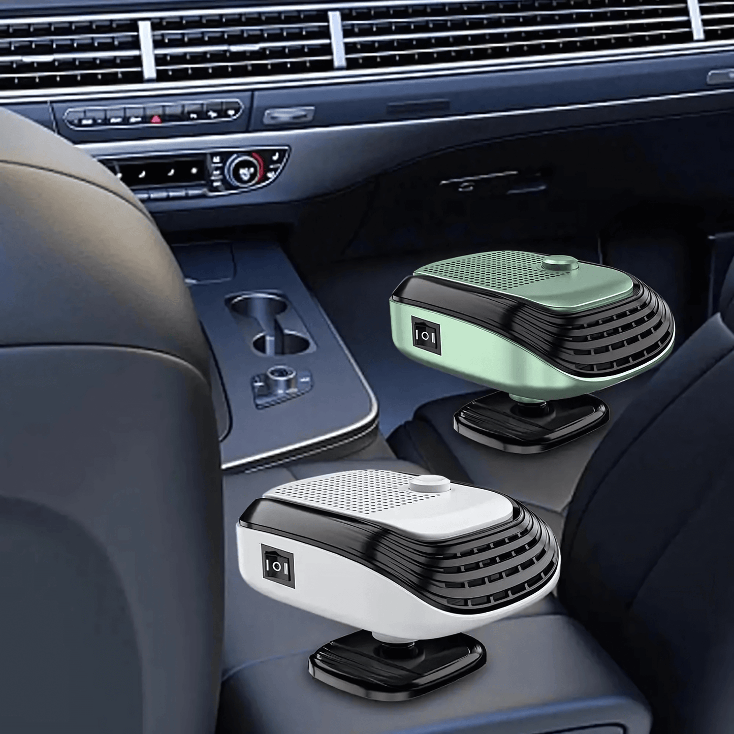 WarmDrive – 2-i-1 Bilvärmare & Kylfläkt med 12V/24V för Snabb Avfrostning, Uppvärmning & Kylning i Bil, SUV & Husbil