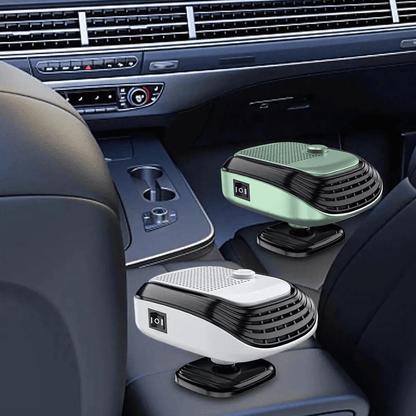 WarmDrive – 2-i-1 Bilvärmare & Kylfläkt med 12V/24V för Snabb Avfrostning, Uppvärmning & Kylning i Bil, SUV & Husbil