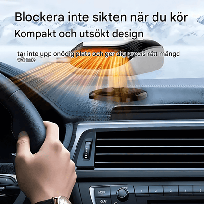 WarmDrive – 2-i-1 Bilvärmare & Kylfläkt med 12V/24V för Snabb Avfrostning, Uppvärmning & Kylning i Bil, SUV & Husbil