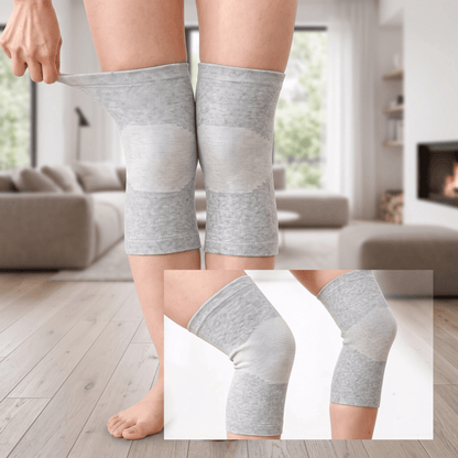 WarmJoint™ – Andningsbara Knävärmare i Bambukol – Skön Värme Vid Stela, Trötta Knän