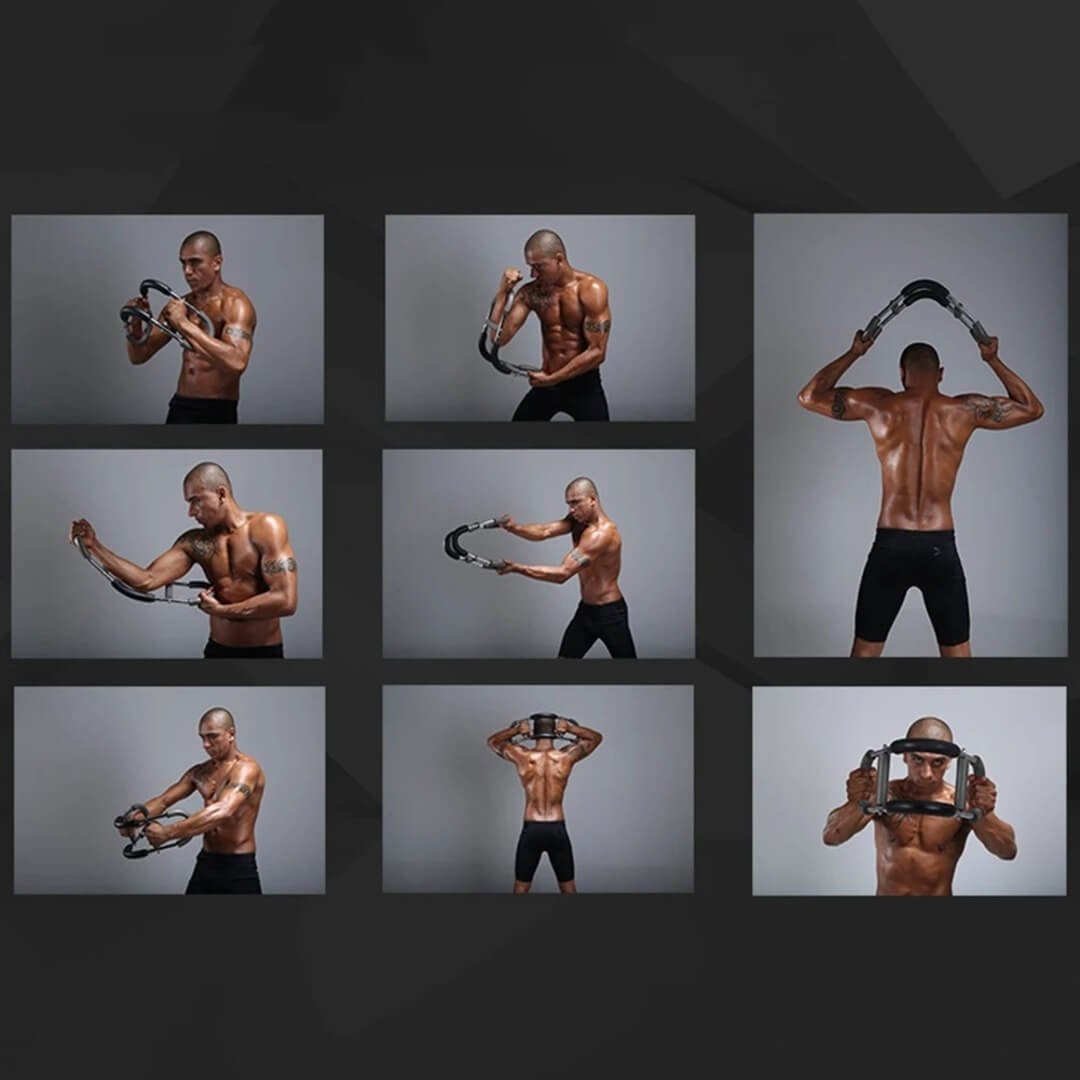 PowerFlex – Ultimat Bröst- & Armtränare | U-Formad Styrketräning i Hemmet