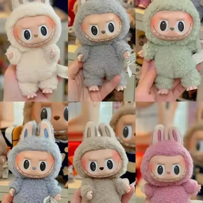 PlushBearo - Lebu Nyckelring Exciting Macaron Series – Mjuk Samlarfigur i Färgstark Design