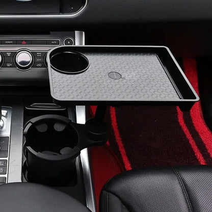 CarMealTray – Bilbricka med Roterande Serveringsyta | Ät och Organisera Smidigt i Bilen