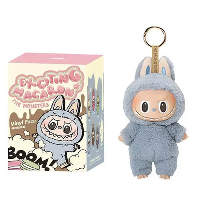 PlushBearo - Lebu Nyckelring Exciting Macaron Series – Mjuk Samlarfigur i Färgstark Design