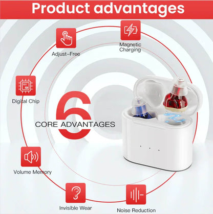 ClearTone - Diskreta Hörapparater – Avancerat Hörhjälpmedel med Brusreducering