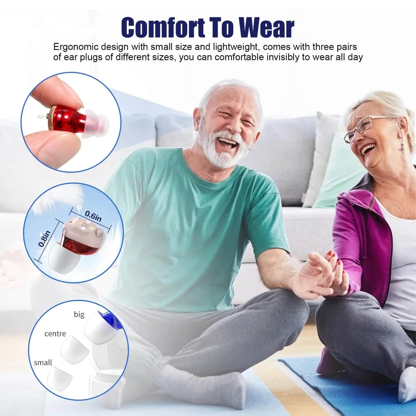 ClearTone - Diskreta Hörapparater – Avancerat Hörhjälpmedel med Brusreducering